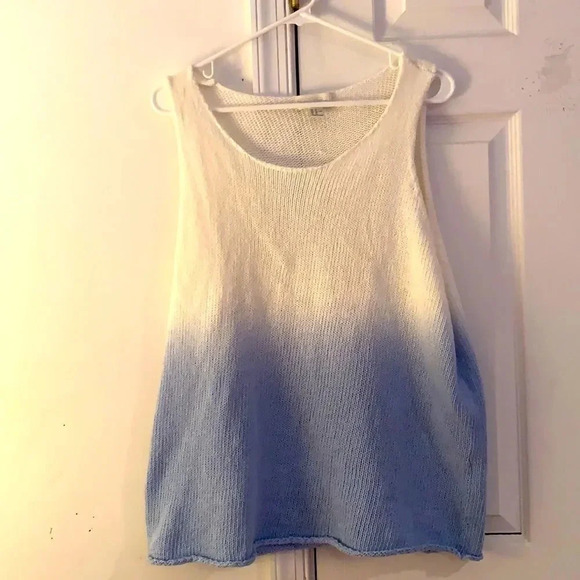 Forever21 blue Ombré tank  - Picture 1 of 2